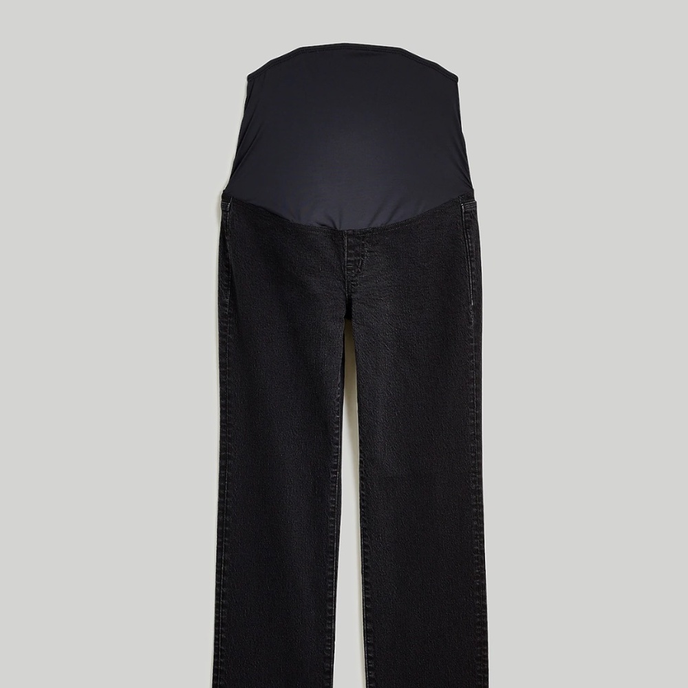 Madewell the maternity over the belly '90s straight jean